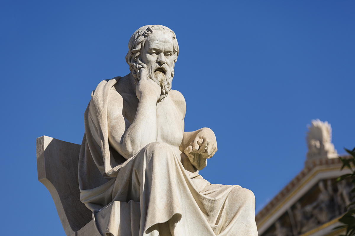 I media italiani non avrebbero mai parlato del suicidio di Socrate